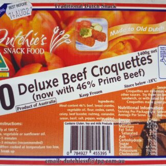 Dutchie's - 20 X Deluxe Croquettes 46% Beef (Rundvlees)