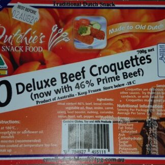 Dutchie's - 10 X Deluxe Croquettes 46% Beef (46% Rundvlees Kroketten)